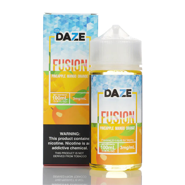 ICED PINEAPPLE MANGO ORANGE - 7 DAZE FUSION - 100ML