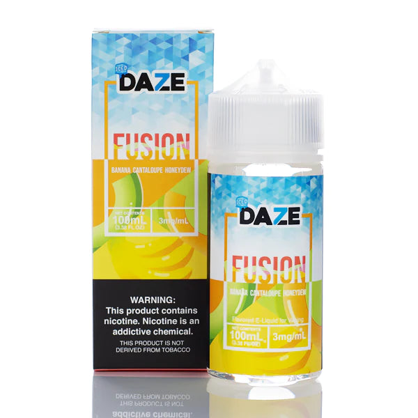 ICED BANANA CANTALOUPE HONEYDEW - 7 DAZE FUSION - 100ML