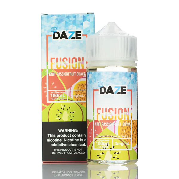 ICED KIWI PASSIONFRUIT GUAVA - 7 DAZE FUSION - 100ML