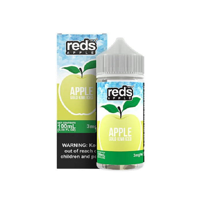 ICED GOLD KIWI - REDS APPLE E-JUICE - 7 DAZE - 100ML