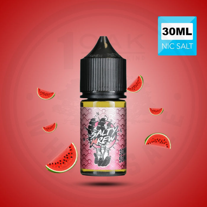 SALTY KREW SALT E-LIQUID - WATERMELON FISHSCALE 30ML - THE VAPE SITE