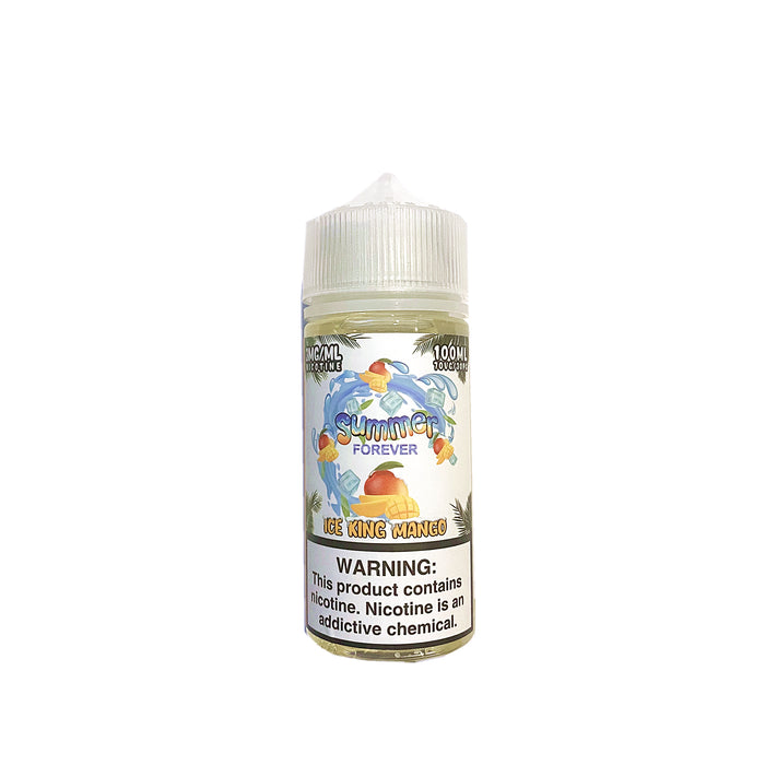 SUMMER FOREVER E-LIQUID - ICE KING MANGO 100ML - THE VAPE SITE