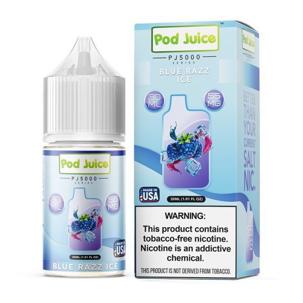 BLUE RAZZ ICE - POD JUICE PJ5000 - 30ML