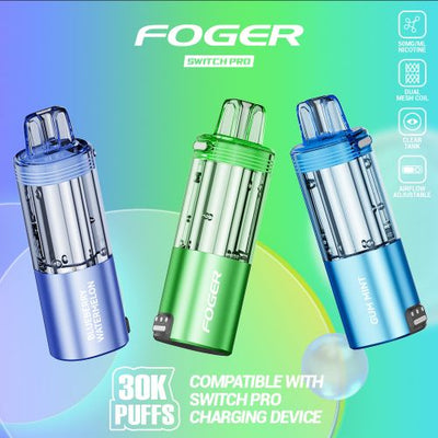 Foger Switch Replacement Pods 30K Puff Pods