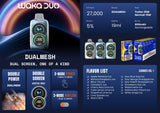 WAKA DUO 27000 PUFFS DISPOSABLE 5%