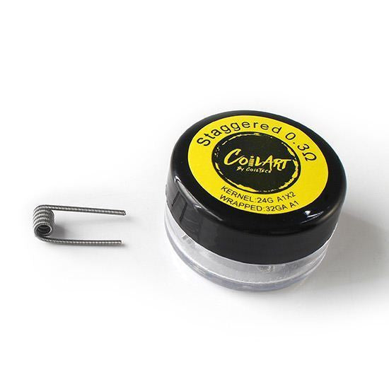 CoilArt - Prebuilt Staggered Coil - THE VAPE SITE