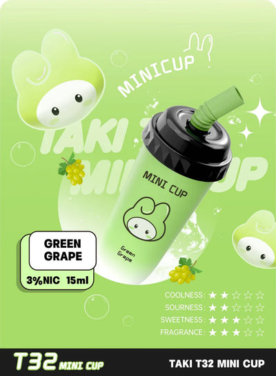 TAKI-VEEX T32 KAWAII Disposable vape- Mini cup- 15ml-6000puffs