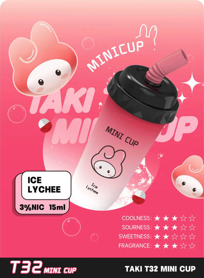 TAKI-VEEX T32 KAWAII Disposable vape- Mini cup- 15ml-6000puffs