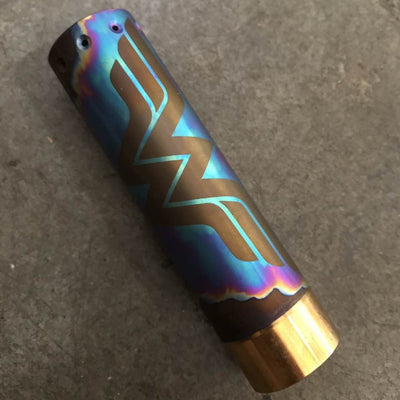 COMP LYFE - HK 25MM MOD - CUSTOM ANODIZED TITANIUM (1 OF 1) - THE VAPE SITE