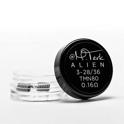 M.TERK - PRE-BUILT ALIEN COIL - 3-28G/36G TMN80 (0.15Ω) - THE VAPE SITE