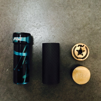 AVID LYFE - ABLE COMPETITION MOD - SHINY TEAL SPLATTER  ALUMINUM - THE VAPE SITE