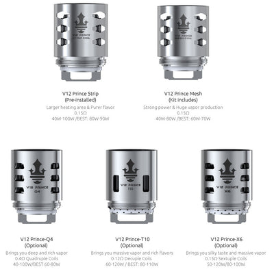 SMOK TFV12 PRINCE REPLACEMENT COIL - THE VAPE SITE